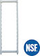 Steel Support Post Pp 1800h x 610w Mm Set of 2 C372572