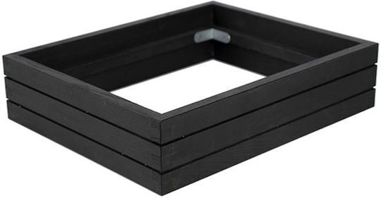 Ξύλινο Πλαίσιο Ψυχόμενο Πλατό Gn1/2 36x30x8.4cm Black Lacquer Select Concept Bq006b