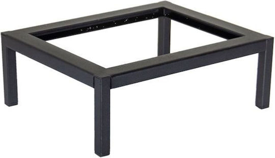 Low Metallic Buffet Display Stand Riser Gn1/2 28.7x23.3x10.4cm Black Select Concept Sel018