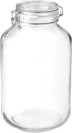 Fidos Glass Airtight Buffet Container Lid Spain 4000ml