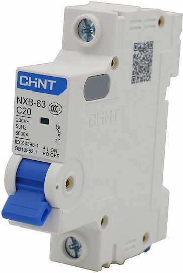 Αυτόματη Ασφάλεια Chint 16a 6ka Σειρά Nxb-63 51019