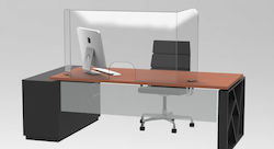 Protective Office Counter Plexiglass 80x25x67 4mm