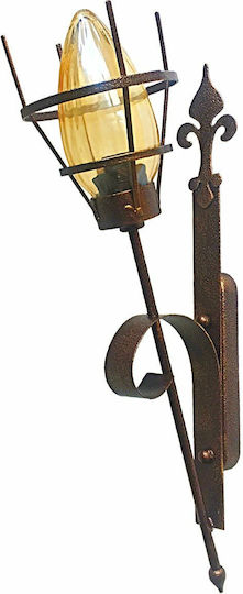Medieval Wandmontierte Außenbeleuchtung Feuerschlucker Applique Medieval Wandmontierte Außenbeleuchtung Feuerschlucker Applique