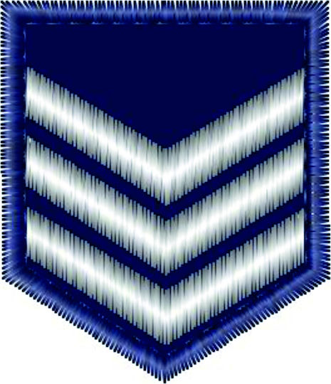 Sewn Scratch Badge Chief Guard Non-Investigative Epaulet