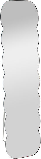 Keskor Asymmetrischer Grauer Boden- oder Standspiegel 150x39cm