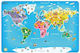 Wooden Kids Puzzle Global Map 48pcs Classic World