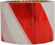 Hazard Marking Tape White Red 60mmx100m