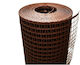 Plastic Balcony Mesh Heavy Duty 1 Meter Greek Reinforced Brown