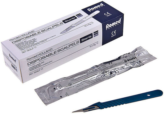 Romed Surgical Sterile Scalpels Handle No12 10 Pieces Scalp-12