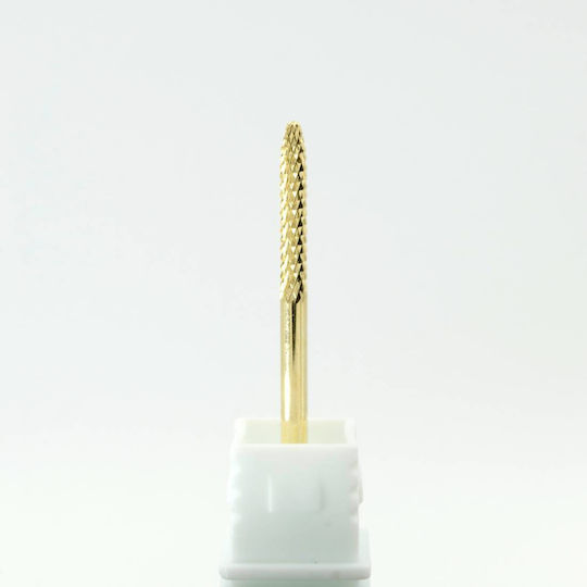 Φρεζα Καρβιδιου Under Nail Χρυση Fine 2.3x14mm