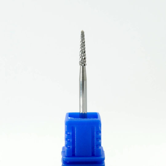Nagelfräser Hartmetall Entfernung von Dekorationen Silber Medium 1,6x7,5mm