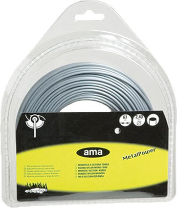 Brush Cutter Trimmer Line Round 33598 3.00mm X 48m Metalpower Ama