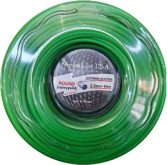 Linii pentru motocoase și trimmere Stream Line 3.3mm 45m Rotundă Verde