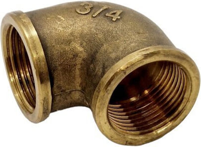 Месингова Жена Ъглова Тръба 90° 3/4" 702.17.17.55
