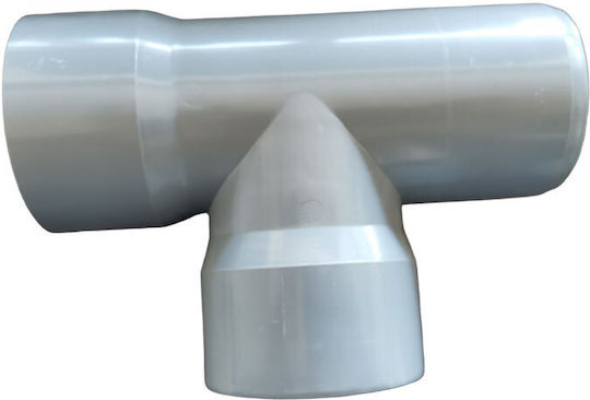 Ταφ Φ125 87,5ο Pvc-u Αποχετευσης Γκρι