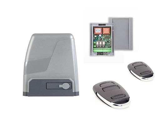 Triton 15 Sliding Gate Motor Weight Up to 1500kg Automation Set Board 2 Remote Controls & 4 Meters Rack