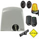 Proteco Strike 5 Fp Sliding Garage Door Motor Set 500kg Maximum Weight Plastic Rack