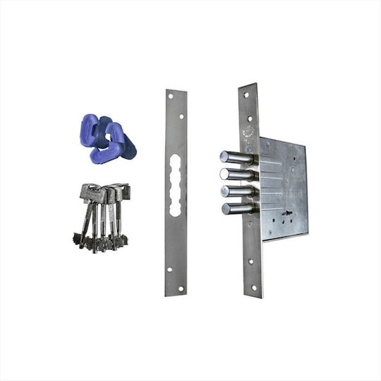 Additional Lock Securemme 4 Turns 60mm Nickel