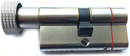 Сигурностен Цилиндър Mauer Elite Red Line 2 С Бутонче 31x51 Mm Brass