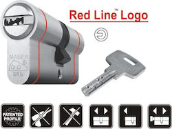 Mauer Elite 2a Red Line Security Cylinder Nickel 40mm 31-9 Mauer Elite 2a Red Line Security Cylinder Nickel 40mm 31-9