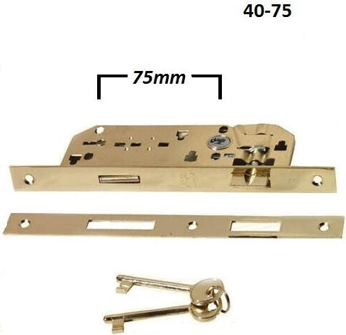 Agb 40mm Lock 40-75 Interior Door Square Plate 5754003
