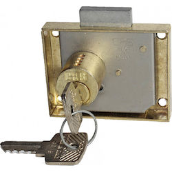 Cas 25mm Gold Furniture Security Lock Box 23273