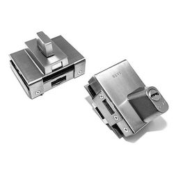 Κλειδαριά Τζαμόπορτα Gevy 118.058 Inox Extra Κύλινδρο Υπερασφαλείας