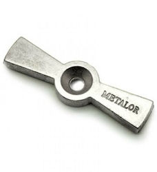 Double Latch Metalor 096 Brass Nickel Matte 166...