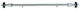 Metalor 047 Inox Matte Fixed Installation Door Bar 75-90 Cm