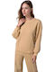 Women's Blouse Beige