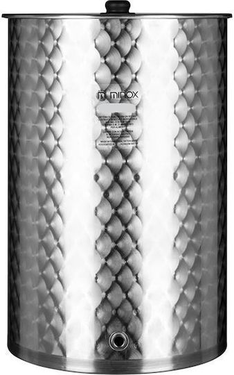 Σύνθετο Edelstahlbehälter Klemmbare Lagerbehälter für Öl & Wein 150lt Βάνα & Καπάκι Minox