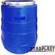 Βαρέλι Plastikbehälter Rund Tserki 200l Blauen