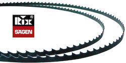 Bandsaw Blades for Cutting Wood Black 1140x8x0.65 4 Teeth per Inch Made In Germany
