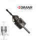 Dimar Φρεζάκι Ξύλου Ρυθμιζόμενη Τρυπάνι 3mm Εως 7,2mm Carbide