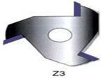 625a Router Cutting Blades Art.625-a Z3 D40 B2.5 6.35 #625-a Z3 B2.5