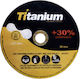 Titanium Δίσκος Κοπής Σιδήρου + Inox 115 Χ 1 Χ 22,2 Mm