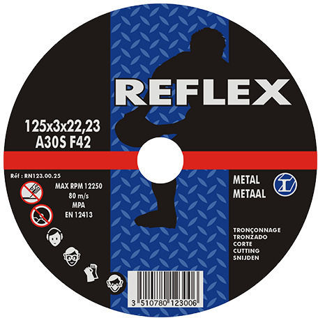 Metal Cutting Disc 122.00.25 125mm X 2.5mm Reflex