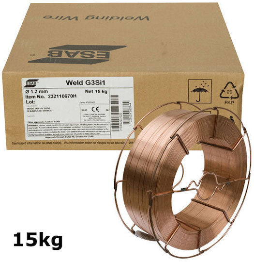 Mig-mag Заваръчна Тел За Меки Стомани Weld G3si1 Ф 1,0 15кг