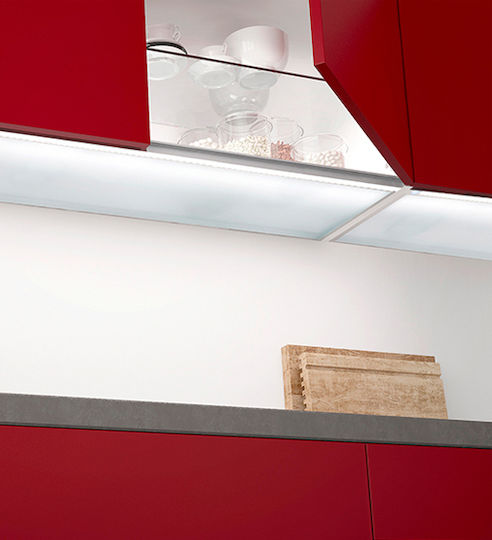 Illuminated Aluminum Cabinet Base Ada Forma E Funzione 204-ada#90#led