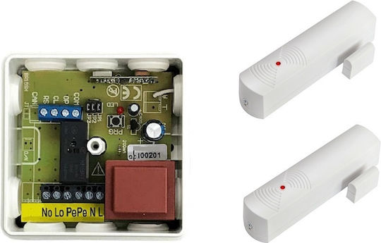 Elmes Ht-st100ac-set2 Έλεγχος Κλιματιστικού Ξενοδοχεία Airbnb Δύο Ασύρματες Επαφές