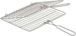 Inox Grill Rack Foldable Handle 23x33 Gova