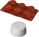 Φόρμα Σιλικόνης 17.5x30cm 6 Muffin Φ50x28υmm 45ml 3076