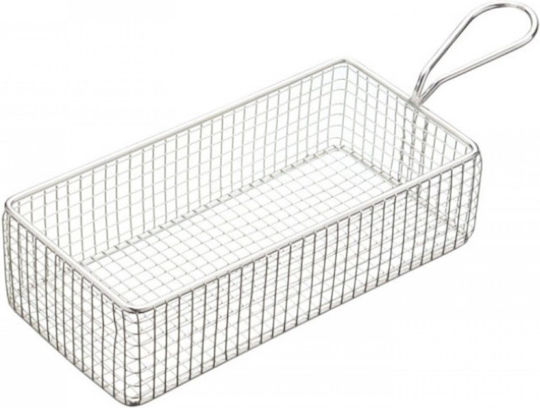 Frittierkorb Präsentation Edelstahl Mini 22x10x Y 6cm