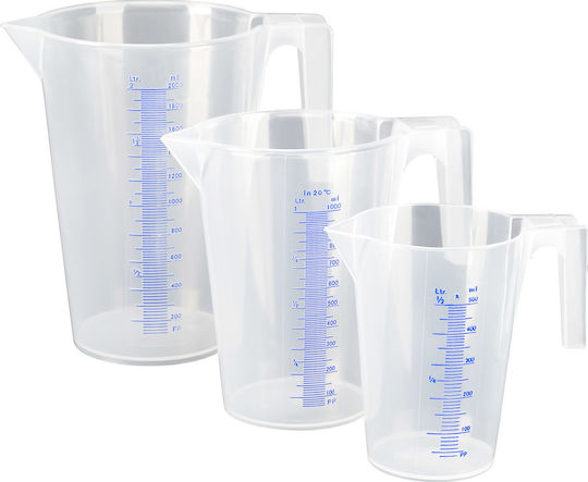 Set of Three Dosing Containers 0.5l-1l-2l Pressol 07071