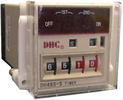 Dhc Dh48s-s Relee Temporizatoare Chrono Dublu 1s-99min