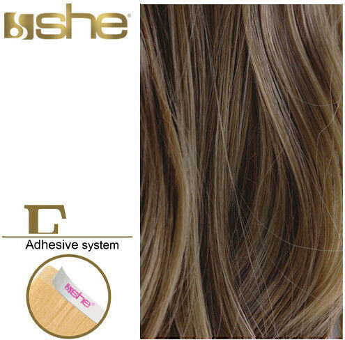 She Hair Extension Tape So.cap Exs8619 Natural 55-60cm No 17