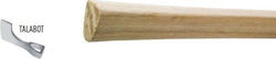 Wooden Pole 3" Axe Oval Talabot