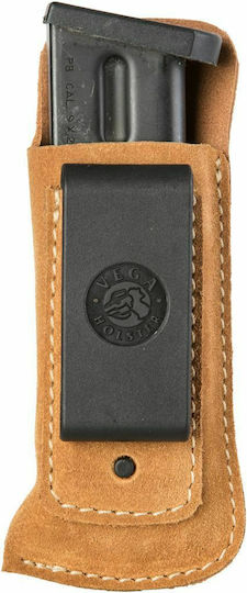 Vega Holster Δερμάτινη Suede Εσωτερική Θήκη Γεμιστήρα Iwb Πλαστικό Κλιπ