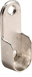 Support Oval Tube 32mm Manart Chrome 102-40602#32ni