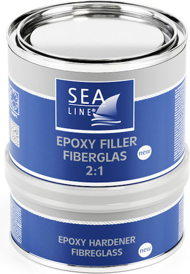 Umplutură Epoxi cu Fibre de Sticlă Marine Sealine: Epoxy Filler 2:1 750ml